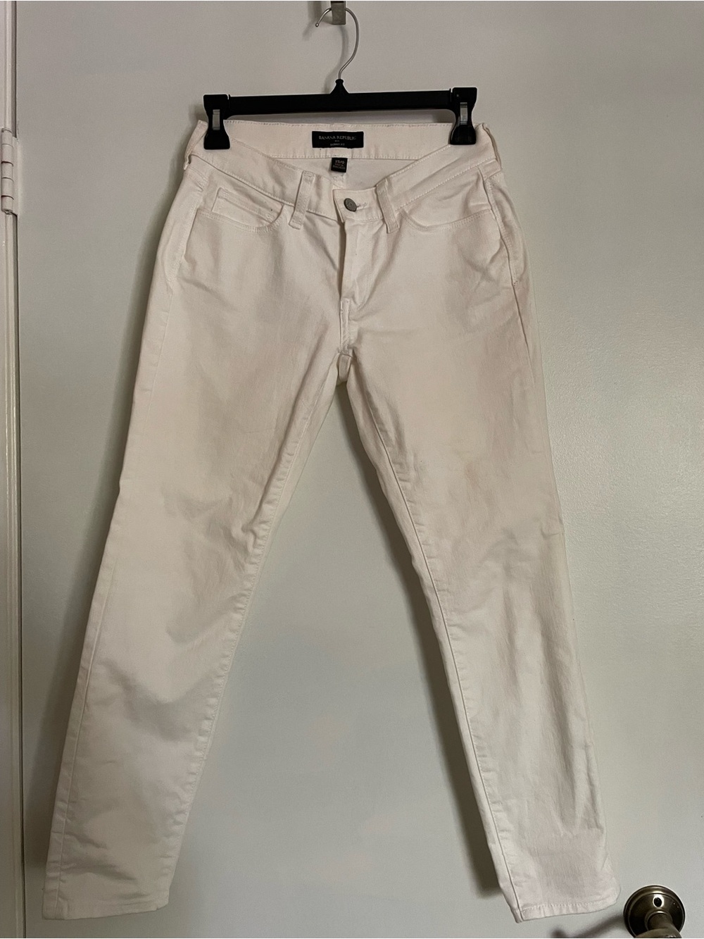 Banana Republic White Skinny Fit Jeans